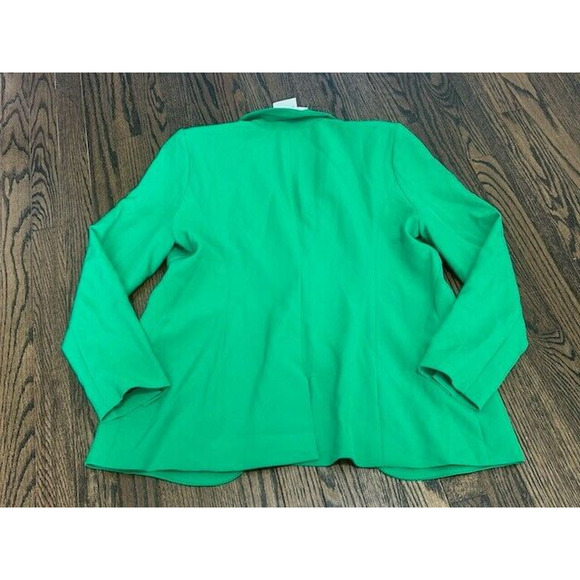 Generation Love Hudson Blazer Jacket Peak Lapel 3/4 Sleeve Pockets Green XXL NEW - Picture 7 of 11